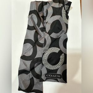 Coach %100 Silk Scarf